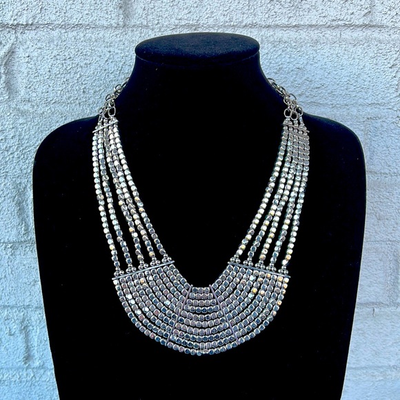 2/$50 Mayan Collar Beaded Necklace - Picture 1 of 4